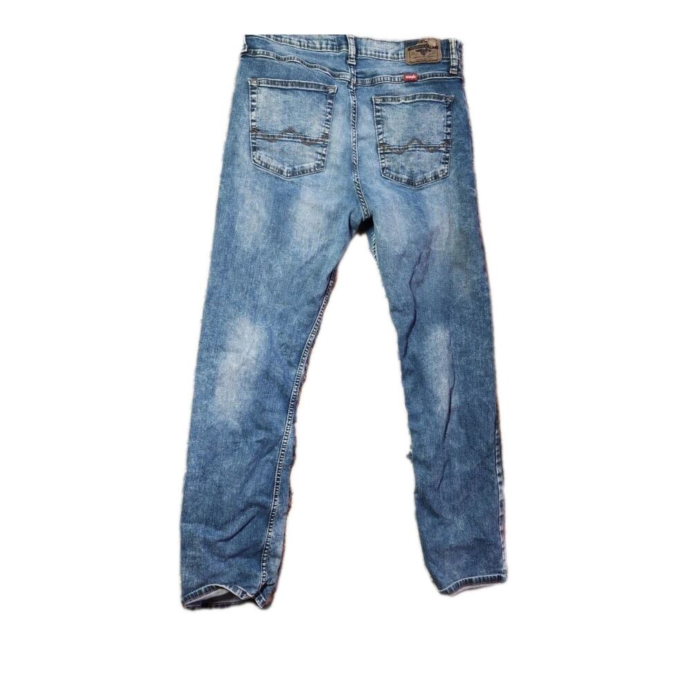 Wrangler Retro Jeans Mens 30x30 Blue Slim Straight Ranch Rodeo Western Vintage